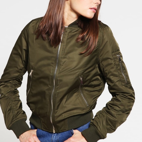 petite olive green jacket